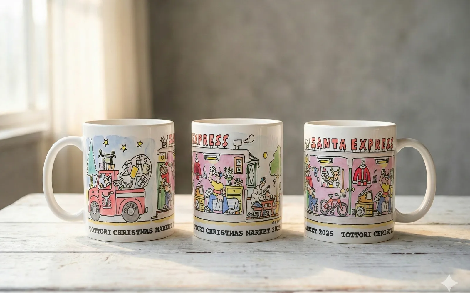 限定イラストマグカップ